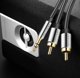 Καλώδιο ήχου Vention BCFBH 2 m 3.5mm TRRS 2 x RCA Μαύρο