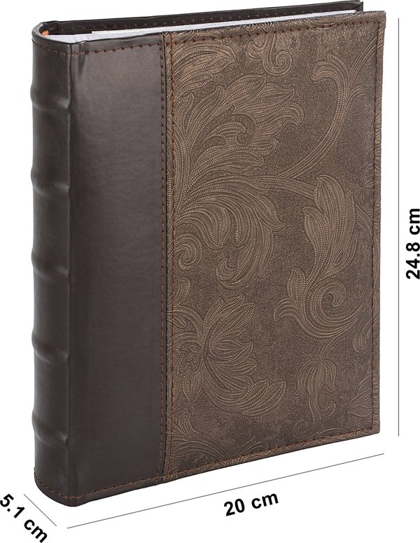 Άλμπουμ Victoria Collection B 10x15/200M Flower-3, καφέ