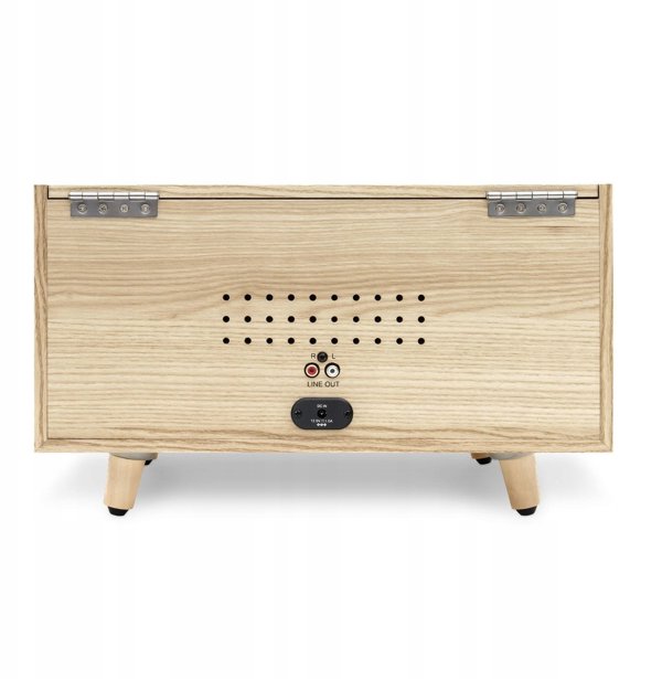 Victrola Century 6-in-1 music center, natural