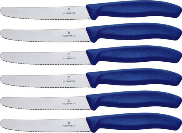 Σετ μαχαιριών τραπεζιού Victorinox 11cm 6τμχ. μπλε (CEN-62645)