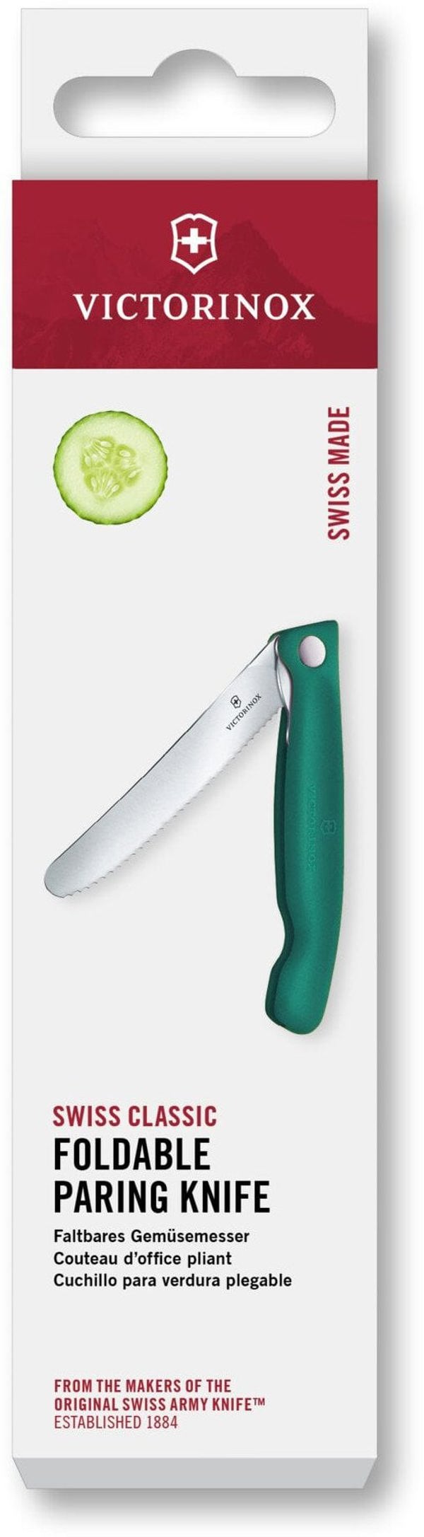 Victorinox Swiss Classic faltbares Gemüsemesser grün
