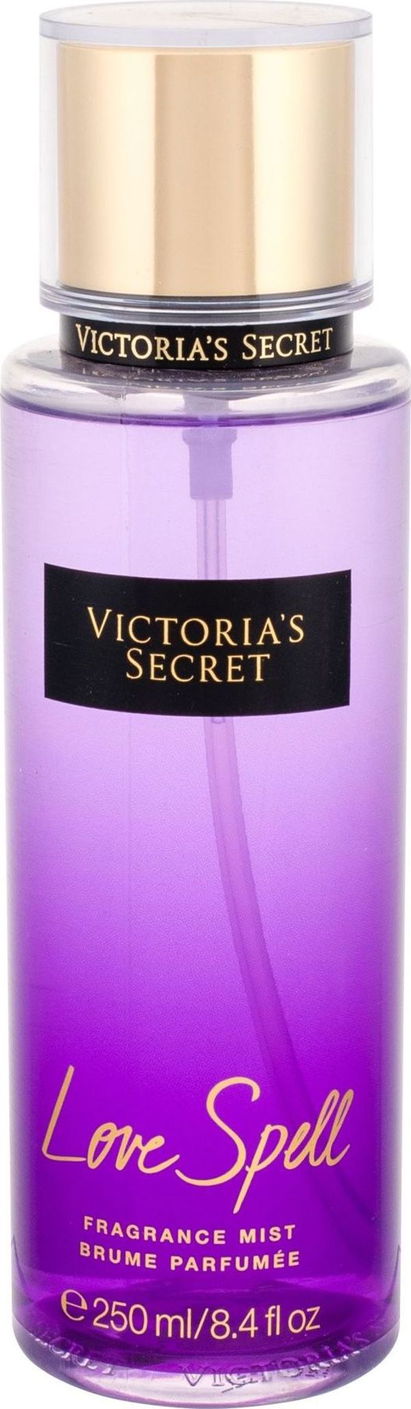Victoria's Secret Love Spell Body Mist, Φρουτώδες Άρωμα με Άνθη Κερασιάς και Ροδάκινο, 250ml