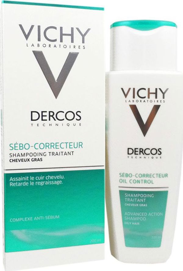 Vichy Vichy Dercos Technique Σαμπουάν Ελέγχου Λιπαρότητας για Μαλλιά 200ml