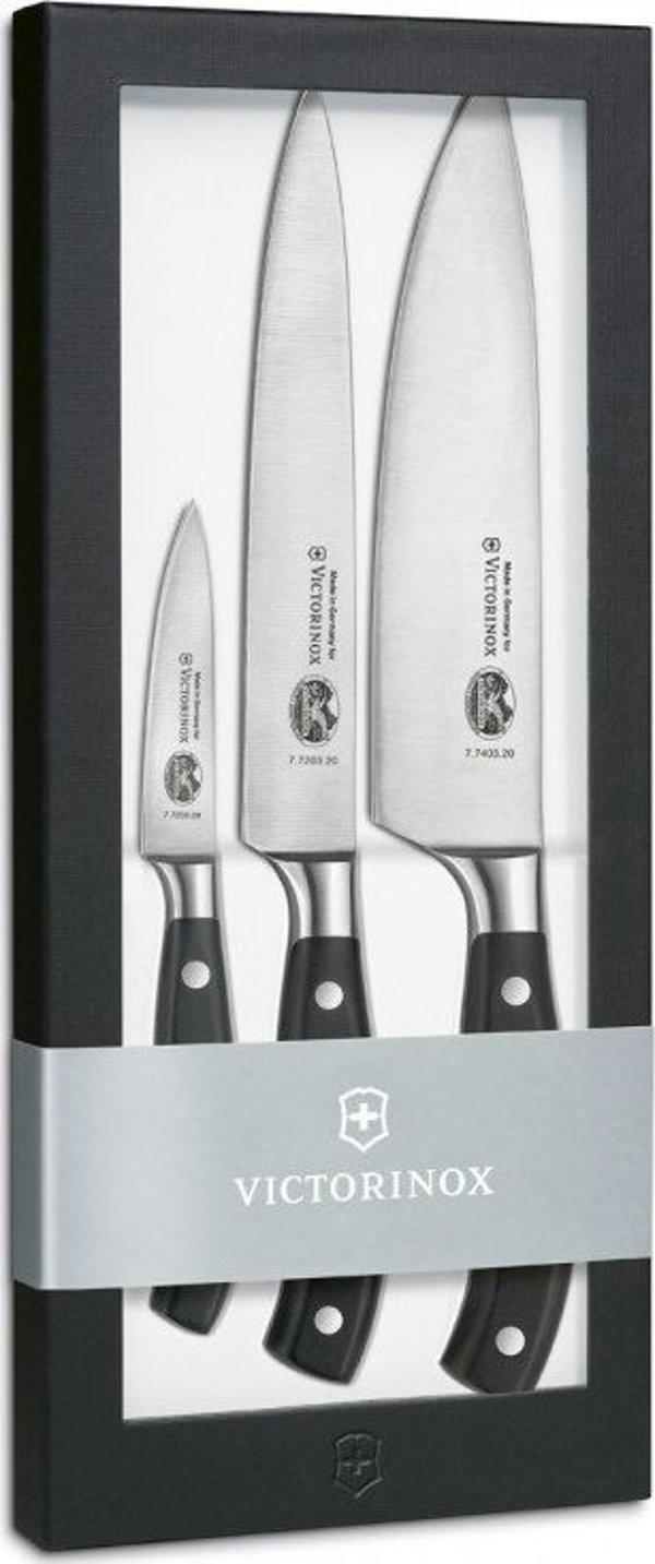 Σετ Μαχαιριών Σεφ Victorinox 7.7243.3, Επαγγελματικά Μαχαίρια Κουζίνας, Ασημί