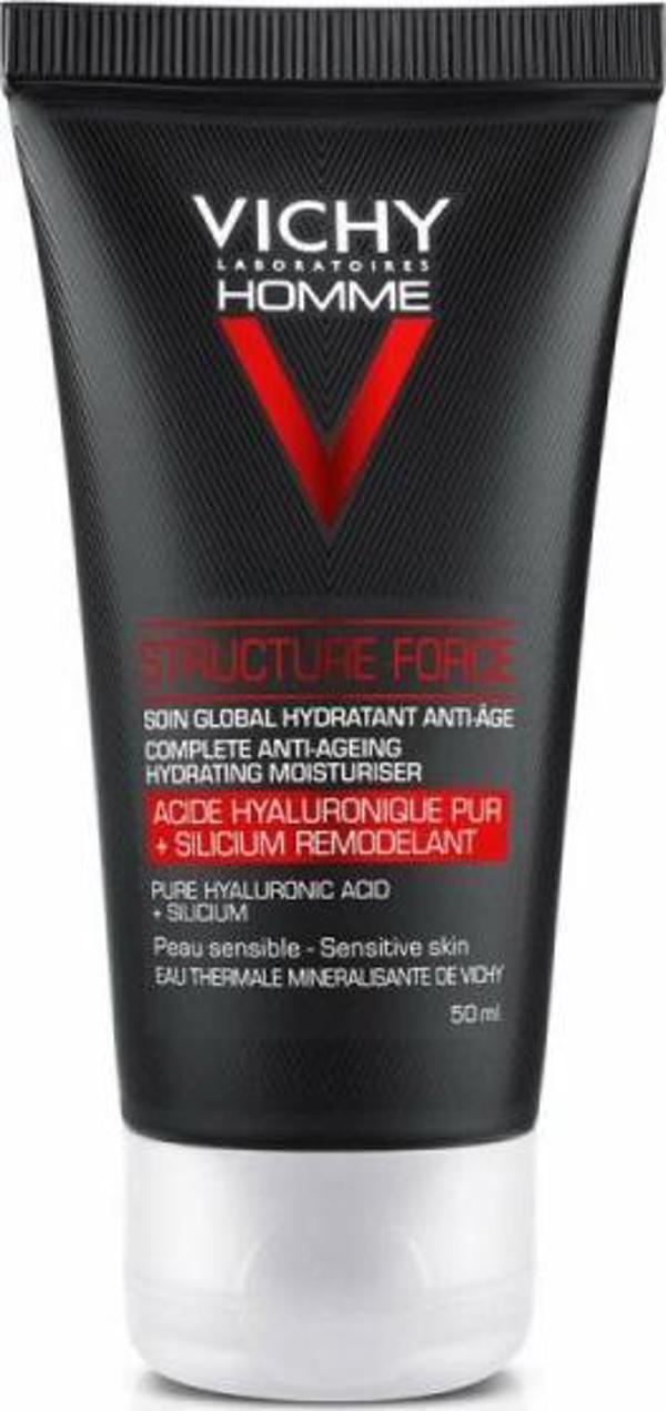 Vichy Vichy, Homme Structure Force, Αντιρυτιδική κρέμα ενδυνάμωσης, 50 ml 9613449 3337875647212