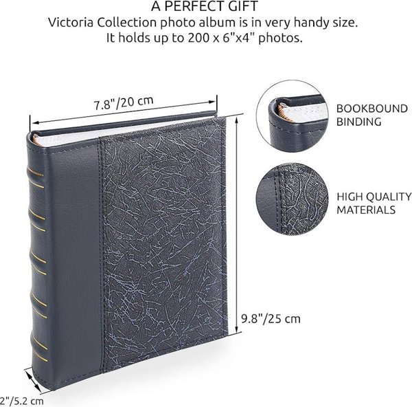 Άλμπουμ Victoria Collection B 10x15/200M Αφηρημένο, μπλε