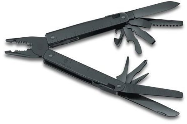 Πολυεργαλείο Victorinox SwissTool Burnished, μαύρο
