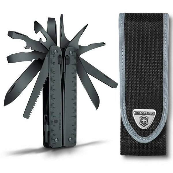 Πολυεργαλείο Victorinox SwissTool Burnished, μαύρο