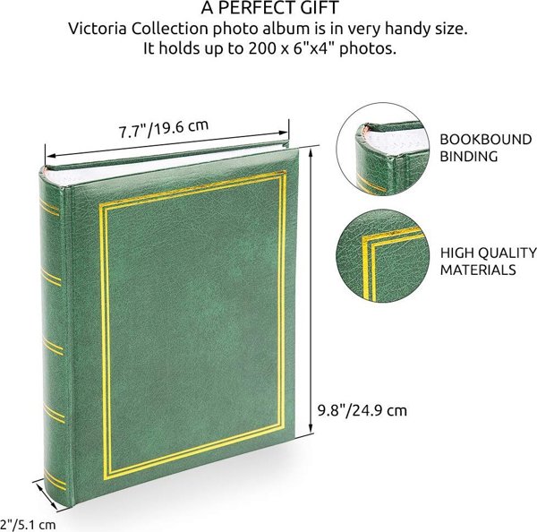 Victoria Collection VAlbum B 10x15/200M Classic, πράσινο 2τμχ 13991589 4741326101939
