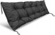 vidaXL ΜΑΞΙΛΑΡΙ ΚΗΠΟΥ 120X40 CM ΜΑΥΡΟ