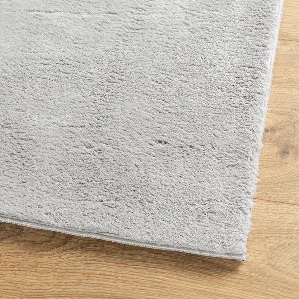 vidaXL HUARTE Χαλί, Χαμηλό Πέλος, Γκρι, 80x250 cm 13329833 8721012226746