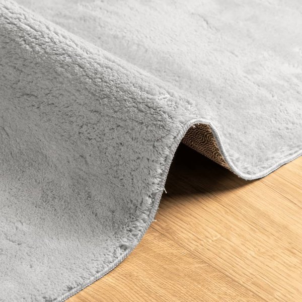 vidaXL HUARTE Χαλί, Χαμηλό Πέλος, Γκρι, 80x250 cm 13329833 8721012226746