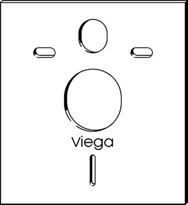 Viega Μονωτική πλάκα για wc πλαστικό (575168)