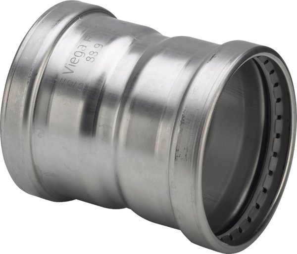 Viega Inox Μούφα 88,9 mm, Ανοξείδωτο Ατσάλι, SC-Contur