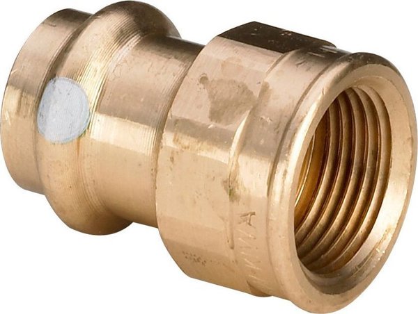 Viega Μούφα Profipress S 22mm x 1" Θηλυκό Σπείρωμα (GW)