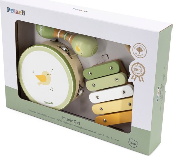 Viga Toys Σετ Μουσικών Οργάνων Green Lumarko! 13959562 6971608442131