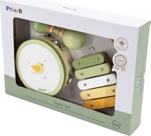 Viga Toys Σετ Μουσικών Οργάνων Green Lumarko! 13959562 6971608442131