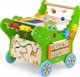 Viga Toys Ξύλινος Εκπαιδευτικός Περπατούρα Κροκοδειλάκι 12 σε 1 Lumarko!