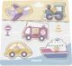 Viga Toys VIGA PolarB Ξύλινο Παζλ Οχήματα με Καρφίτσες