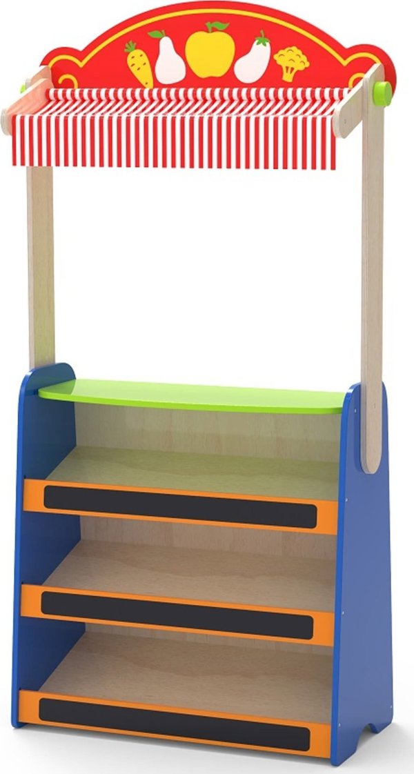Viga Toys VIGA Θέατρο και Κατάστημα Τροφίμων 2 σε 1
