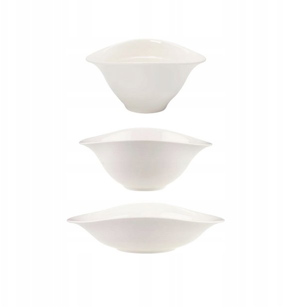 Σετ μπολ Villeroy & Boch Vapiano trio, 6 τεμάχια, λευκό