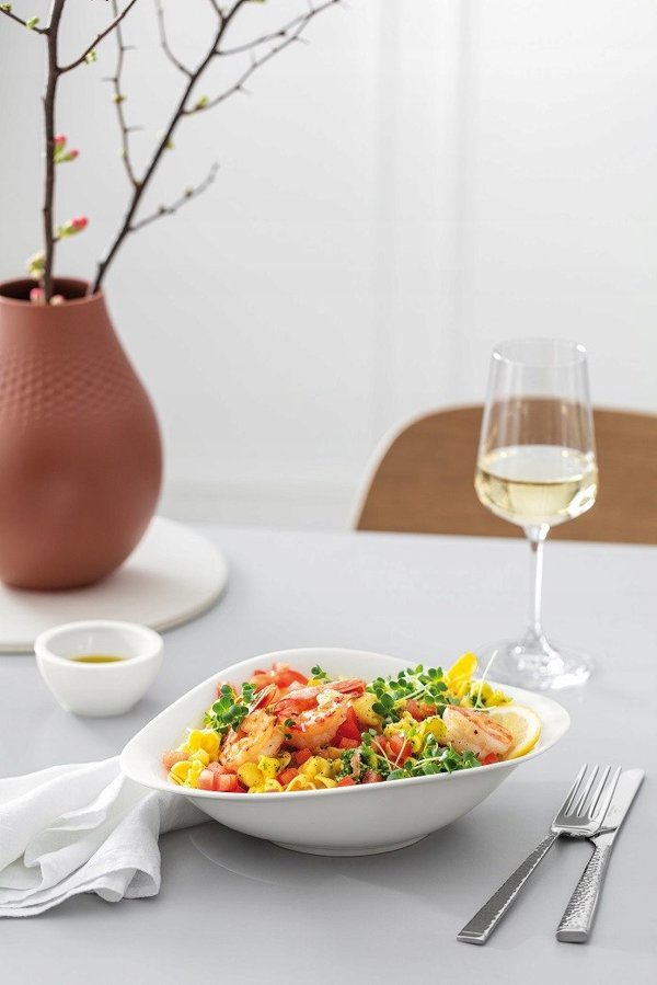 Σετ μπολ Villeroy & Boch Vapiano trio, 6 τεμάχια, λευκό