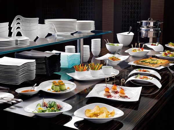 Σετ μπολ Villeroy & Boch Vapiano trio, 6 τεμάχια, λευκό