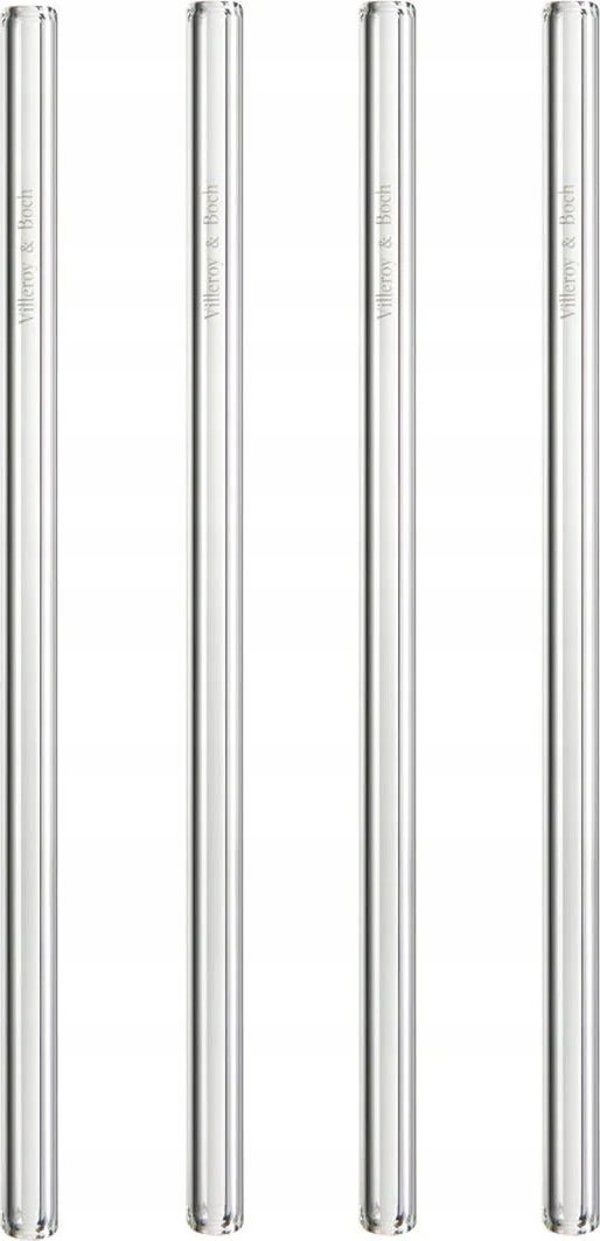 Villeroy & Boch Purismo Bar -γυάλινο καλαμάκι, 4 τεμ