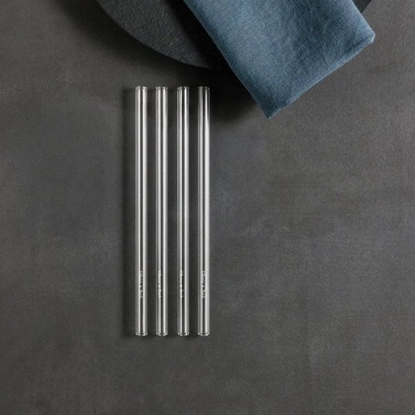 Villeroy & Boch Purismo Bar -γυάλινο καλαμάκι, 4 τεμ