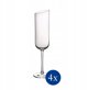 Ποτήρι σαμπάνιας Villeroy & Boch NewMoon, σετ των 4