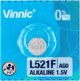 Vinnic Μπαταρία LR63 Αλκαλική 1.5V - 1 Τεμάχιο (AG0/379/LR521)