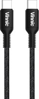 Καλώδιο Vinnic USB-C σε USB-C 1m 60W, μαύρο