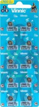 Vinnic Μπαταρίες LR60 / AG1 Αλκαλικές - 1.5V, 10 Τεμάχια
