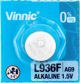 Vinnic Μπαταρία LR45 Αλκαλική 1.5V - 1 Τεμάχιο (AG9/380/LR936)