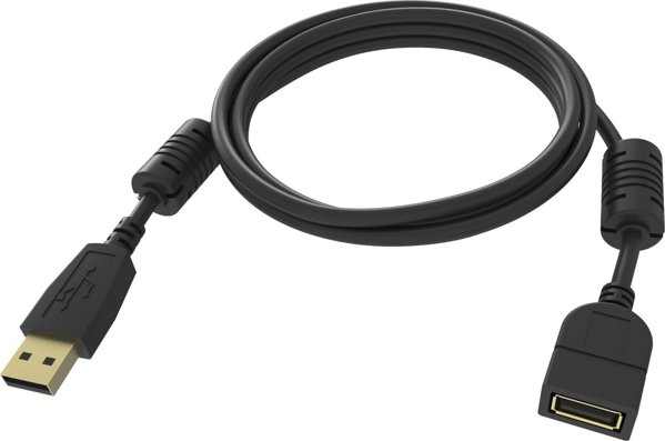Vision VISION Επαγγελματικό καλώδιο επέκτασης USB 2.0 κατάλληλο για εγκατάσταση - 30 ΧΡΟΝΙΑ ΕΓΓΥΗΣΗ - Επιχρυσωμένες συνδέσεις - Πυρήνες φερρίτη και στα δύο άκρα - Εύρος ζώνης 480 Mbit/s - Πλέγμα θωράκισης με κάλυψη άνω του 65% - USB-A (F) σε USB-A (M) - Ε