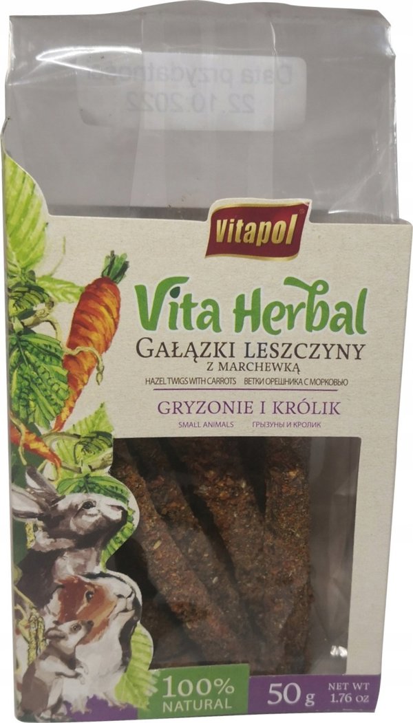 Vitapol Vita Βοτανική συμπληρωματική τροφή για κουνέλια 50g (ZVP-4148) 8040448 5904479141484