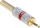 Vitalco Βύσμα Jack 2.5mm Stereo TRS Ίσιο, Μεταλλικό, Επίχρυσο, Βιδωτό, 10164524