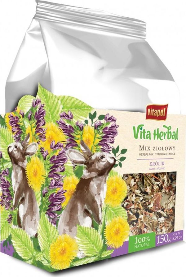 Vitapol Vita Herbal για κουνέλι, μείγμα βοτάνων, 150γρ 8040462 5904479141637