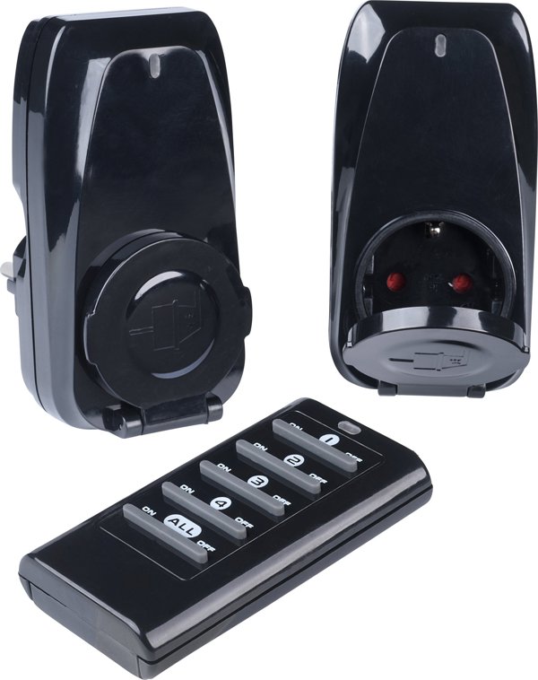 Vivanco Vivanco 2-way outdoor socket 2pcs (61174)