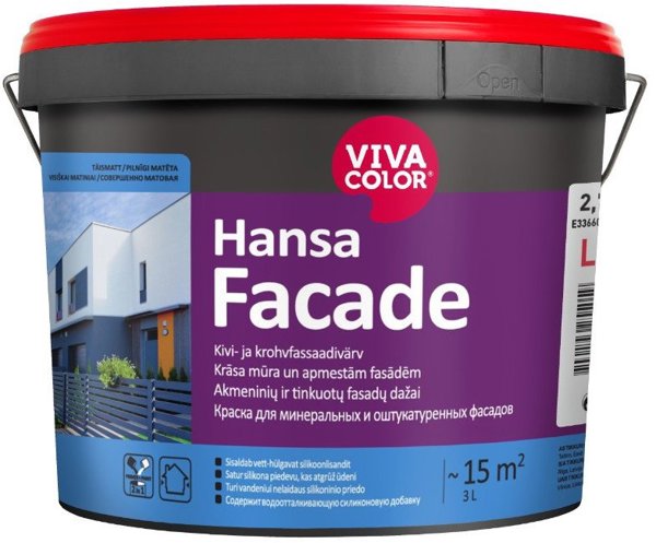 VivaColor ΒΑΦΗ ΠΡΟΣΟΨΗΣ HANSA FACADE 2,7L LA-ALUS