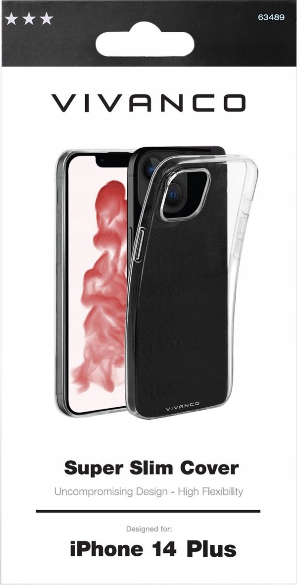 Vivanco Vivanco θήκη Super Slim Apple iPhone 14 Plus, διάφανη (63489)
