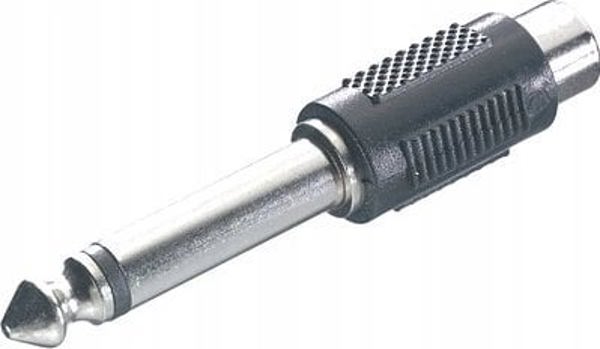 Προσαρμογέας Vivanco 6.3mm - RCA (46049)