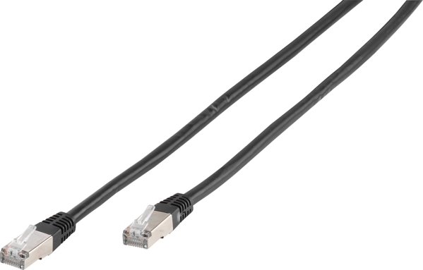 Καλώδιο δικτύου Vivanco Vivanco CAT 6 1m, μαύρο (45315)