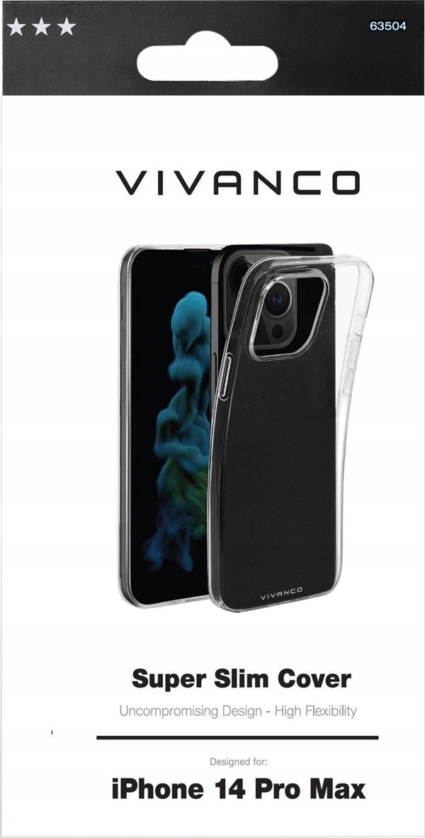 Vivanco Vivanco θήκη Super Slim Cover Apple iPhone 14 Pro Max, διάφανη (63504)