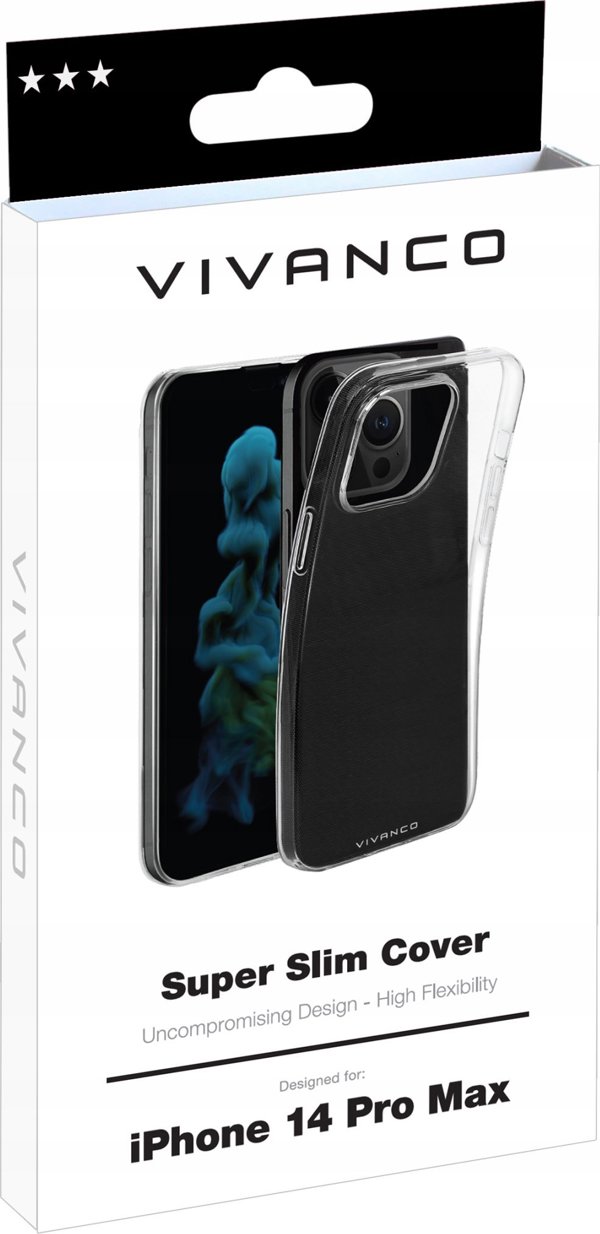 Vivanco Vivanco θήκη Super Slim Cover Apple iPhone 14 Pro Max, διάφανη (63504)