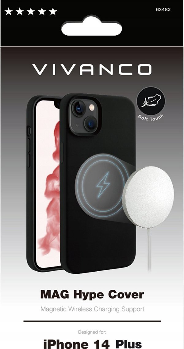 Vivanco Vivanco θήκη Mag Hype Apple iPhone 14 Plus, μαύρο (63482)
