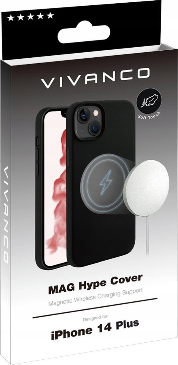 Vivanco Vivanco θήκη Mag Hype Apple iPhone 14 Plus, μαύρο (63482)