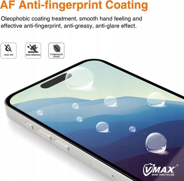 Vmax 9D Full Face Tempered Glass for Apple iPhone 16 Plus
