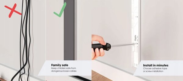 Vogel's TVA 6000 cable protector, white