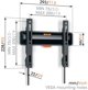 Σταθερή Βάση Τοίχου Τηλεόρασης Vogels TVM 3203 19-50" μέγιστο βάρος 30 kg μαύρο - Στήριγμα τοίχου για τηλεοράσεις